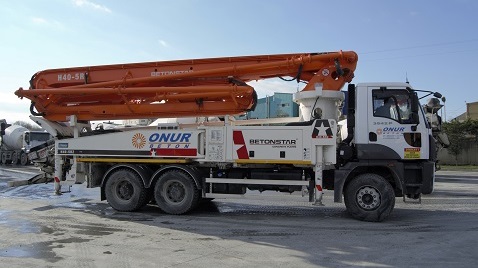 İş Makinası - Onur Beton kalitesi Betonstar ile yükseliyor