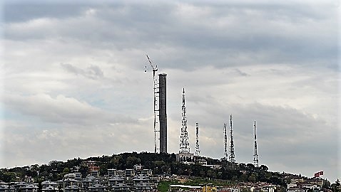 İş Makinası - İstanbul’un yeni iletişim kulesi TeknoVinç ile yükseldi