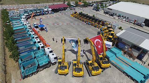 İş Makinası - Belediyeye 43 araçlık dev filo