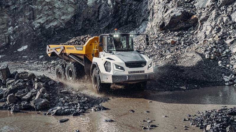 İş Makinası - Liebherr yeni nesil belden kırma kaya kamyonlarını tanıttı