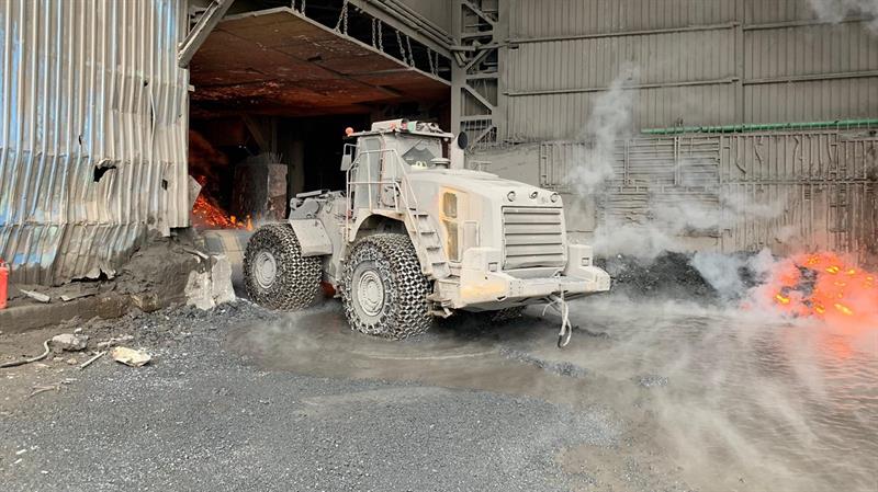 İş Makinası - Tosyalı Harsco çelik fabrikalarındaki cürufa Cat iş makineleriyle hayat veriyor