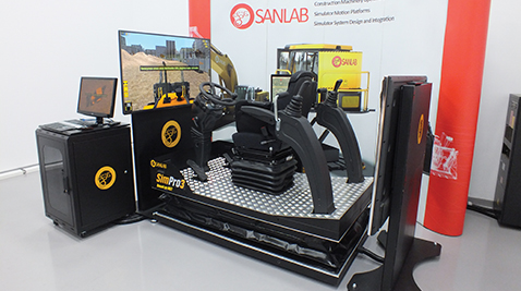 İş Makinası - Dünyaya iş makinesi simülatör teknolojisi ihraç eden ilk ve tek Türk firması SANLAB Simulation