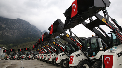 İş Makinası - MASKİ’nin iş makinesindeki tercihi Hidromek oldu