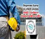 İş Makinası - DEPREME KARŞI EN ETKİLİ ÇÖZÜM RİSKLİ YAPILARIN DÖNÜŞTÜRÜLMESİDİR Forum Makina